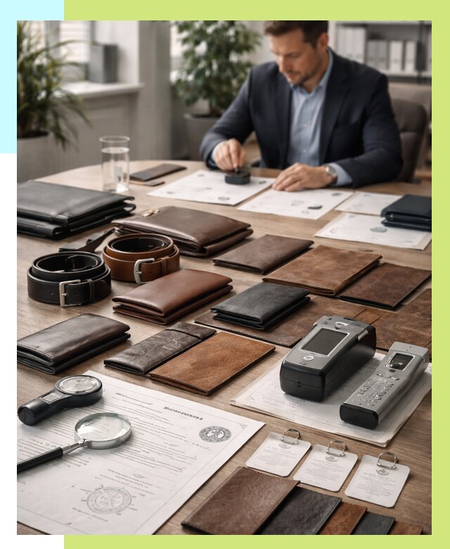 Сертификация кожаных изделий в Удомле от 12467 р. | Алешин-Дмл