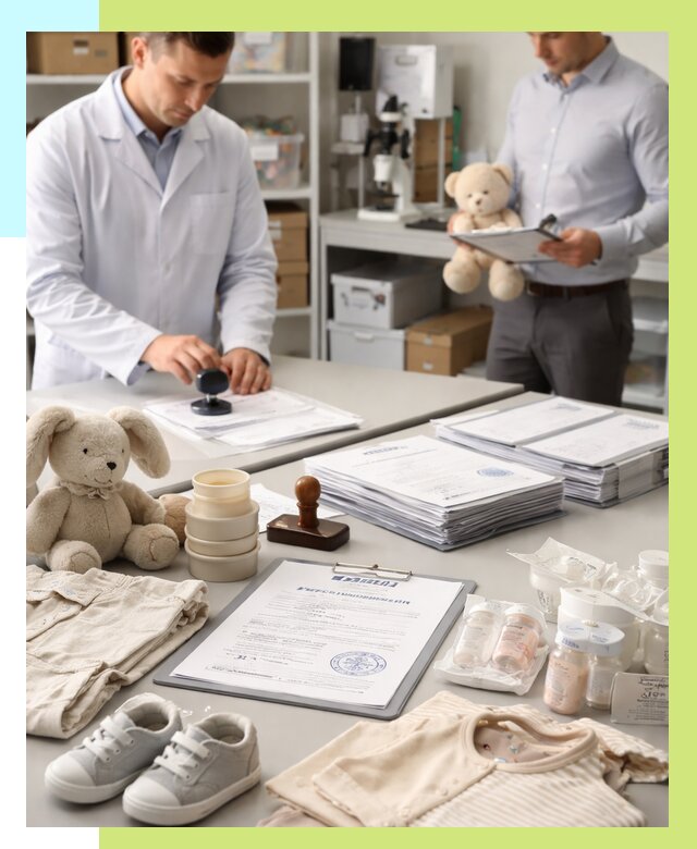 Сертификация детских товаров в Удомле от 15584 р. | Алешин-Дмл