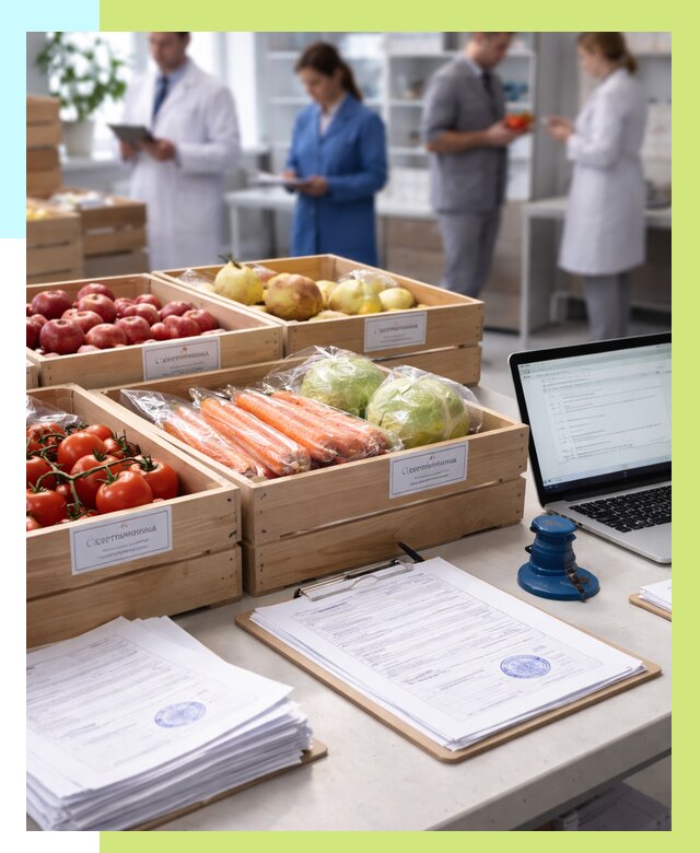 Сертификация овощей и фруктов в Удомле от 8831 р. | Алешин-Дмл