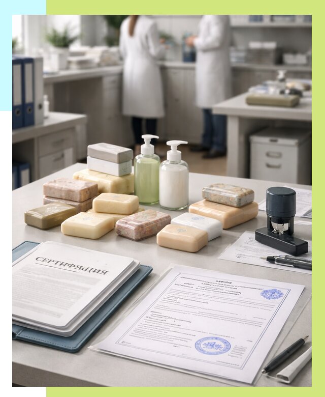 Сертификация мыла и сертификат на мыло в Удомле от 12467 | Алешин-Дмл