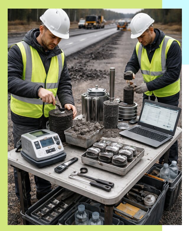 Сертификация асфальта: испытания и подтверждение в Удомле