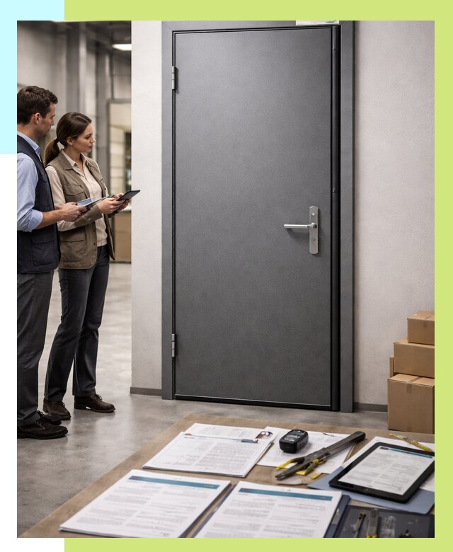 Сертификация противопожарных дверей в Удомле от 9350 р. | Алешин-Дмл