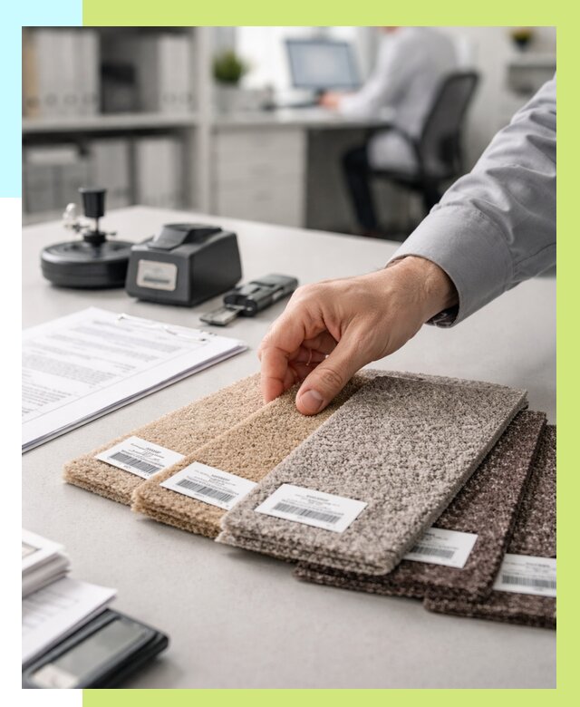 Сертификация ковролина в Удомле от 15584 р., Алешин-Дмл