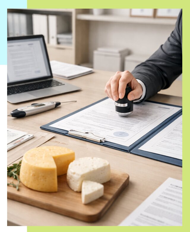 Сертификация сыров в Удомле от 15584 р | Сертификат на сыр Алешин-Дмл