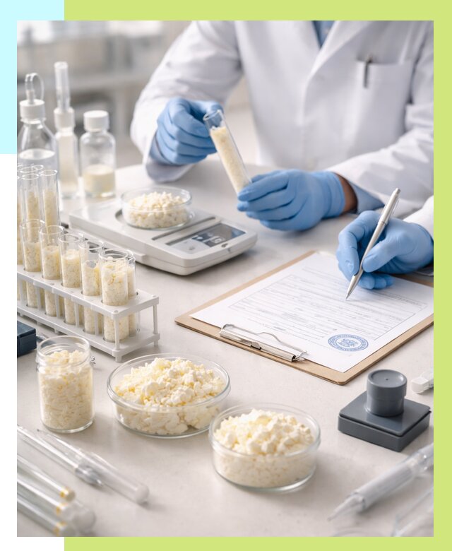Сертификация творога в Удомле от 12467 р. под ключ | Алешин-Дмл