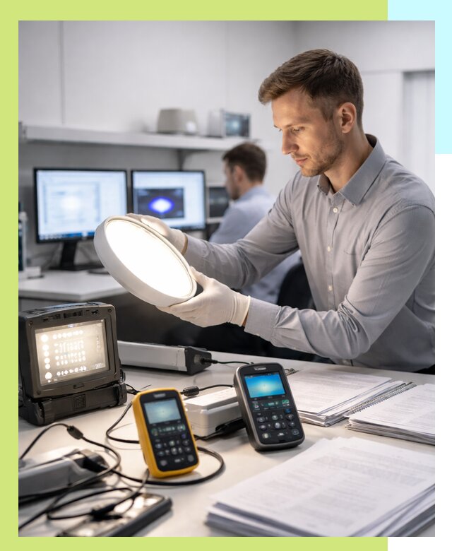 Сертификация светильников в Удомле: испытания и оформление