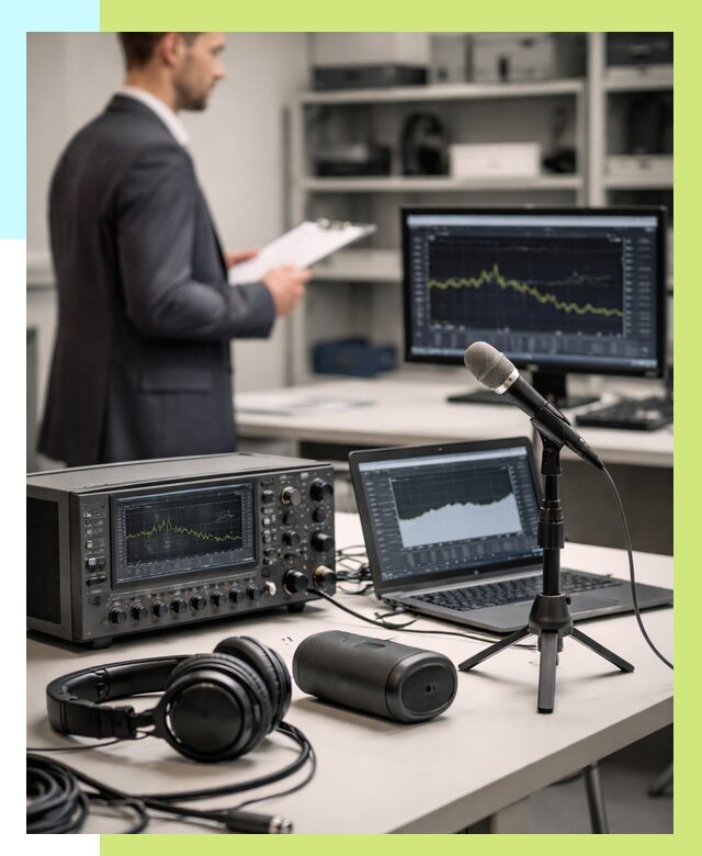 Сертификация аудиотехники в Удомле от 15584 р., Алешин-Дмл