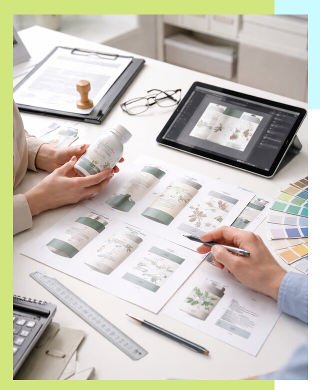 Профессиональная разработка дизайна и текста этикетки продукции в Удомле