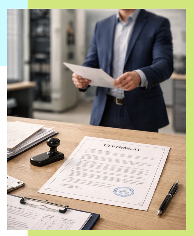 Сертификат на оборудование в Удомле от 15584 р. | Алешин-Дмл