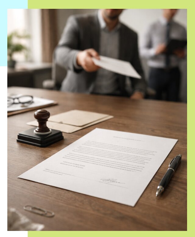 Отказное письмо по сертификации в Удомле от 3636 р. | Алешин-Дмл