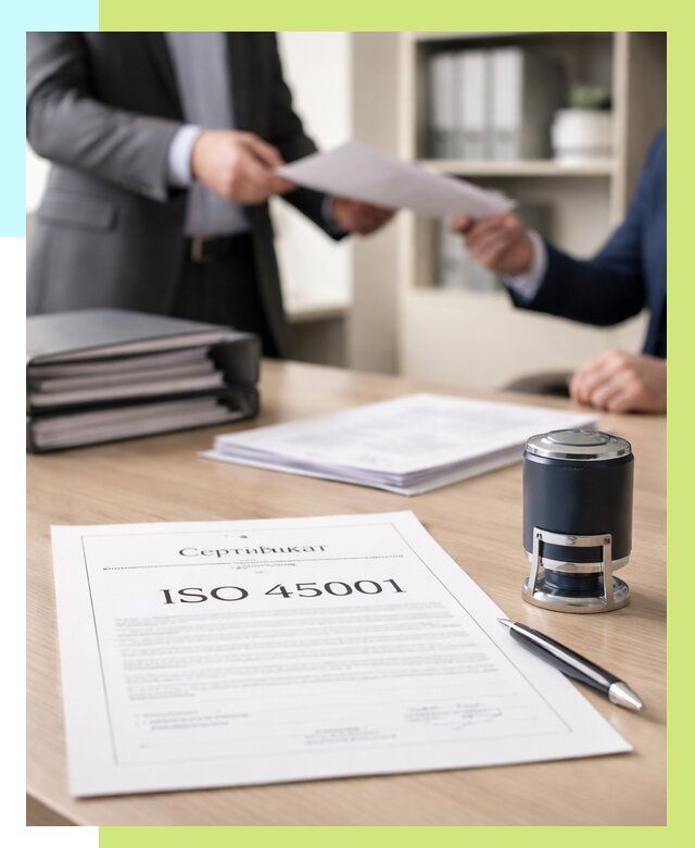 Сертификат ISO 45001 в Удомле под ключ от 46751 р. | Алешин-Дмл