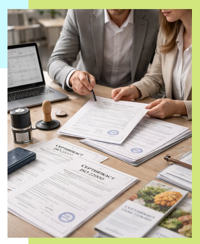 Сертификат ISO 22000 в Удомле от 41556 р. под ключ | Алешин-Дмл