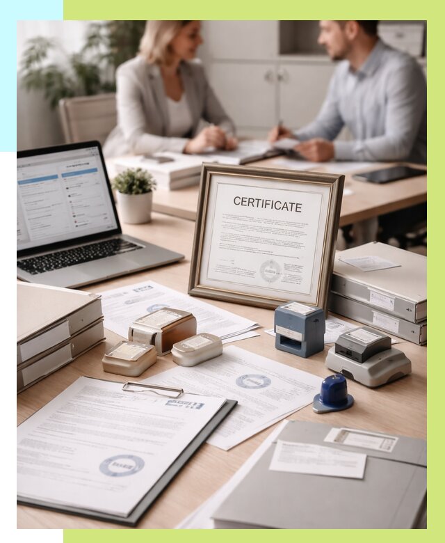 Сертификация компании в Удомле от 46751 р. | Алешин-Дмл — заказ